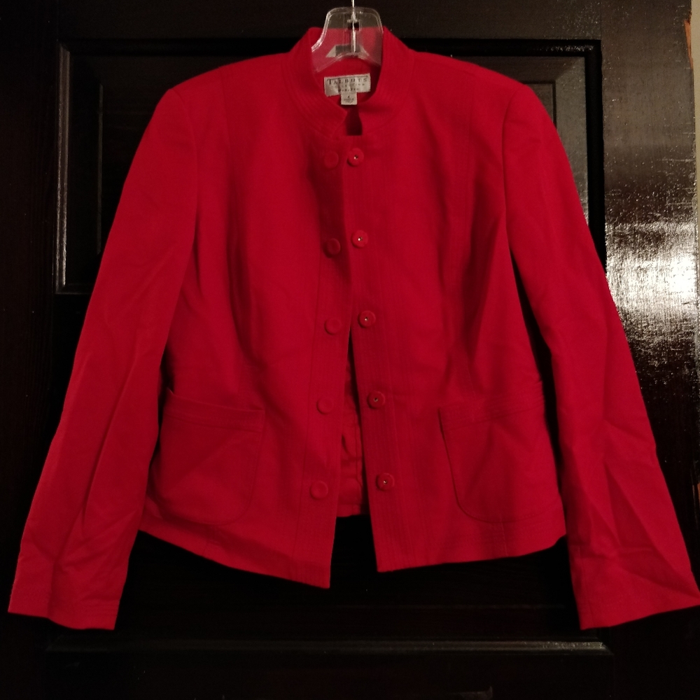 Talbots Red Suite Jacket